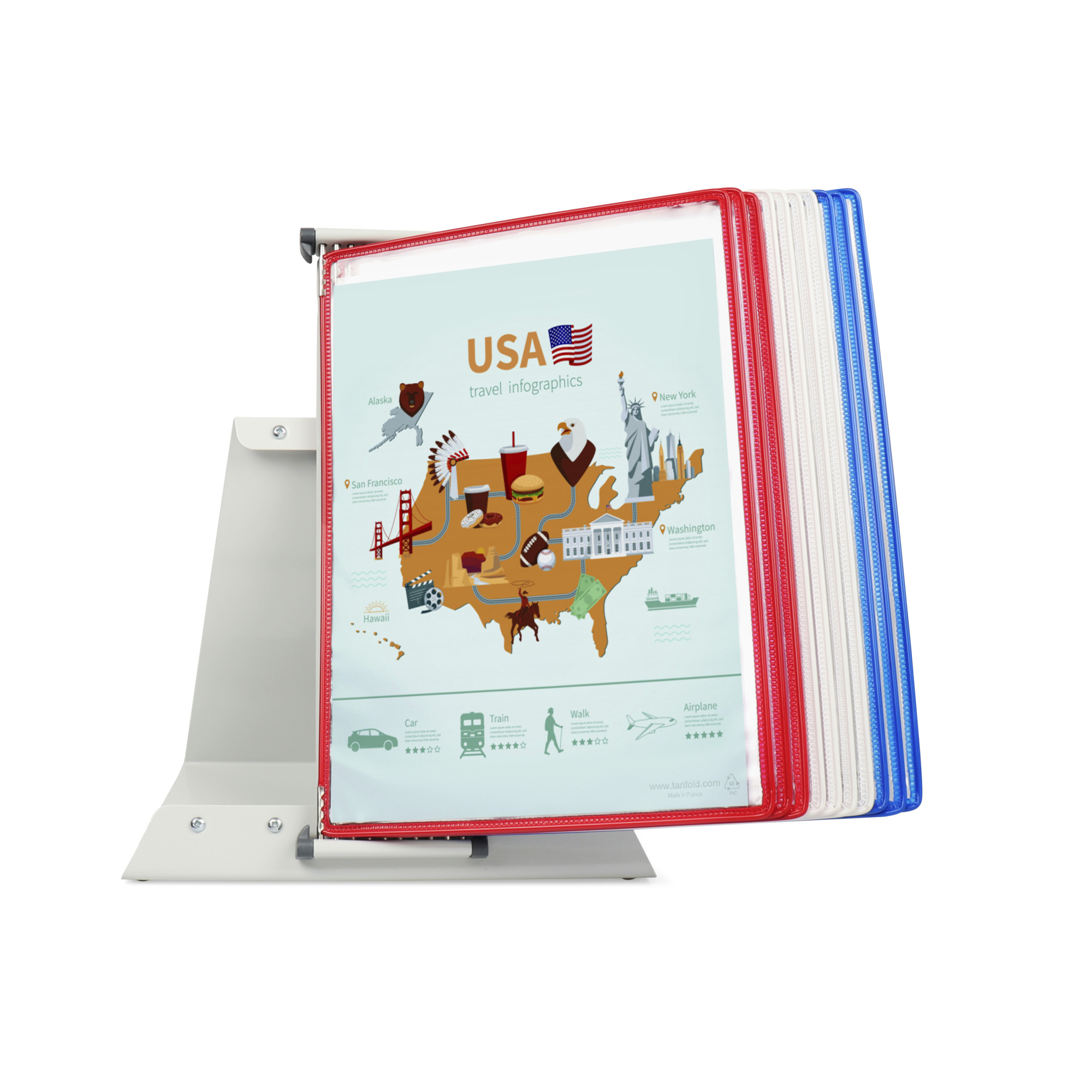 Tarifold, Desktop Reference System, Mounting Type Flat Surface, Model# D291USA